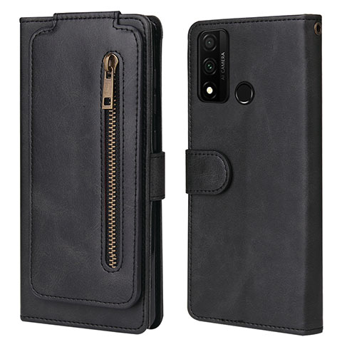 Funda de Cuero Cartera con Soporte Carcasa T04 para Huawei P Smart (2020) Negro