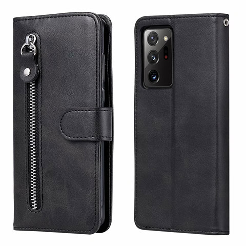 Funda de Cuero Cartera con Soporte Carcasa T04 para Samsung Galaxy Note 20 Ultra 5G Negro