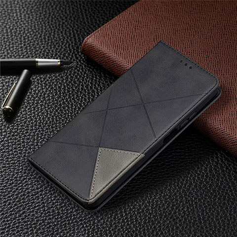 Funda de Cuero Cartera con Soporte Carcasa T04 para Xiaomi Mi 10T Lite 5G Negro