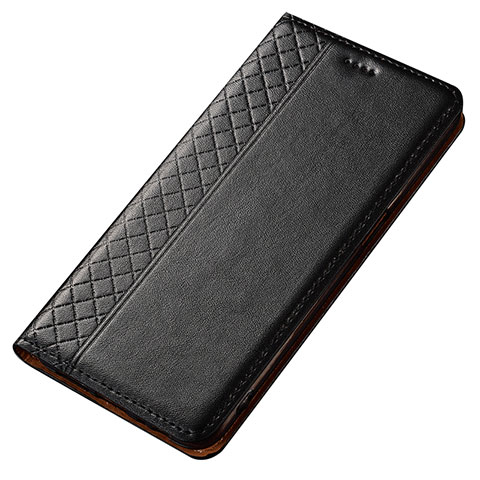 Funda de Cuero Cartera con Soporte Carcasa T05 para Samsung Galaxy A70 Negro