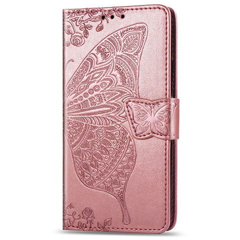 Funda de Cuero Cartera con Soporte Carcasa T05 para Xiaomi Mi 10 Oro Rosa