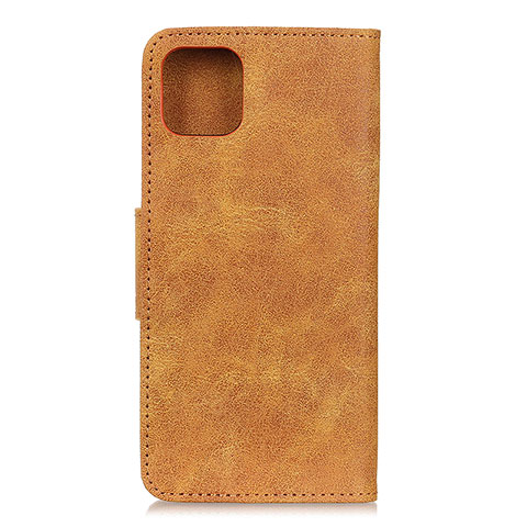 Funda de Cuero Cartera con Soporte Carcasa T05 para Xiaomi Mi 11 5G Caqui