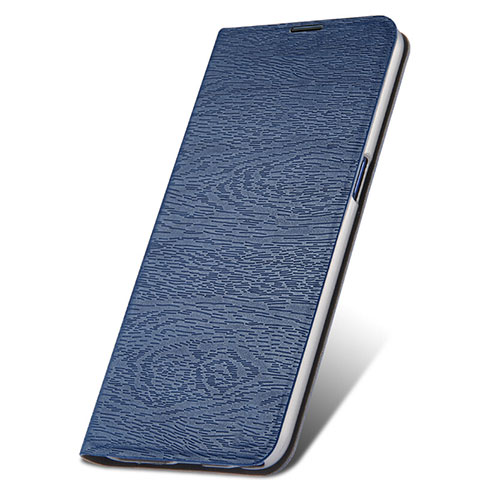 Funda de Cuero Cartera con Soporte Carcasa T06 para Oppo R17 Pro Azul