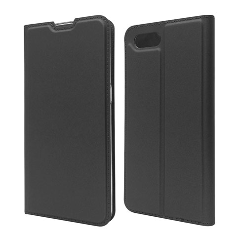 Funda de Cuero Cartera con Soporte Carcasa T06 para Oppo RX17 Neo Negro