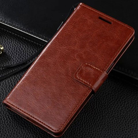 Funda de Cuero Cartera con Soporte Carcasa T06 para Samsung Galaxy S10 Plus Marron