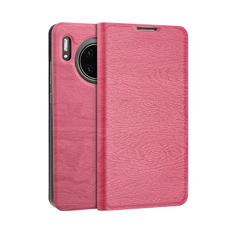 Funda de Cuero Cartera con Soporte Carcasa T07 para Huawei Mate 30 5G Rosa