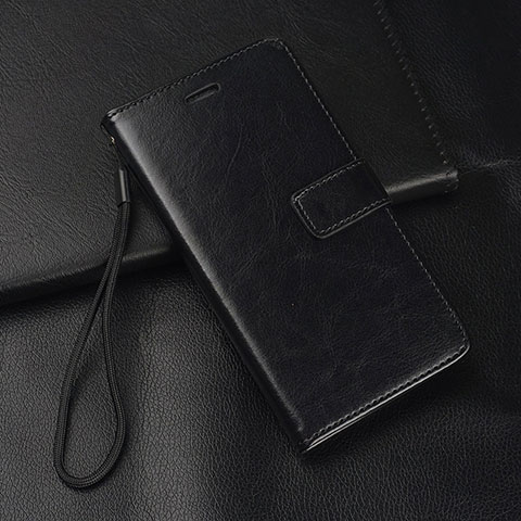 Funda de Cuero Cartera con Soporte Carcasa T07 para Huawei Nova 5 Pro Negro