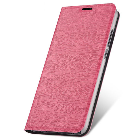 Funda de Cuero Cartera con Soporte Carcasa T07 para Huawei Nova 5i Rosa