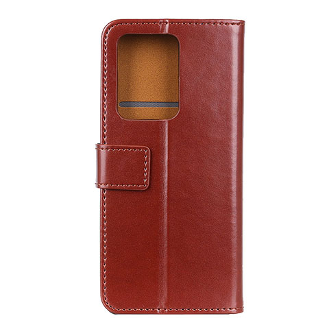 Funda de Cuero Cartera con Soporte Carcasa T07 para Huawei P40 Pro+ Plus Marron