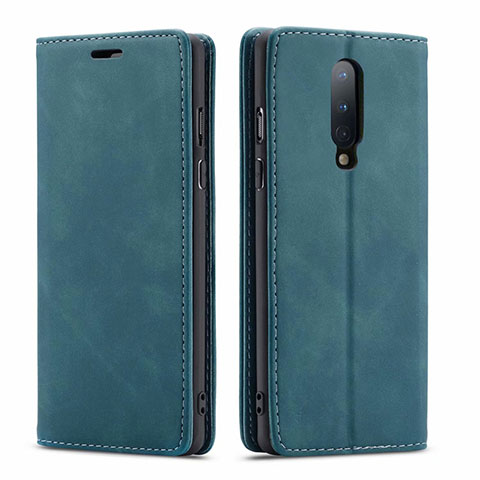 Funda de Cuero Cartera con Soporte Carcasa T07 para OnePlus 8 Verde