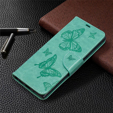 Funda de Cuero Cartera con Soporte Carcasa T07 para Samsung Galaxy Note 20 Ultra 5G Verde