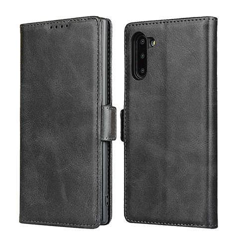 Funda de Cuero Cartera con Soporte Carcasa T08 para Samsung Galaxy Note 10 5G Negro