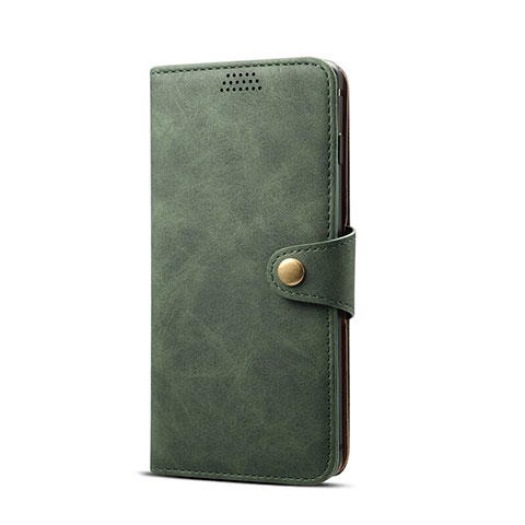 Funda de Cuero Cartera con Soporte Carcasa T08 para Samsung Galaxy S10e Verde