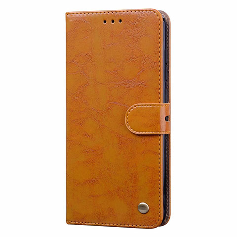 Funda de Cuero Cartera con Soporte Carcasa T08 para Xiaomi Redmi 10X 4G Naranja