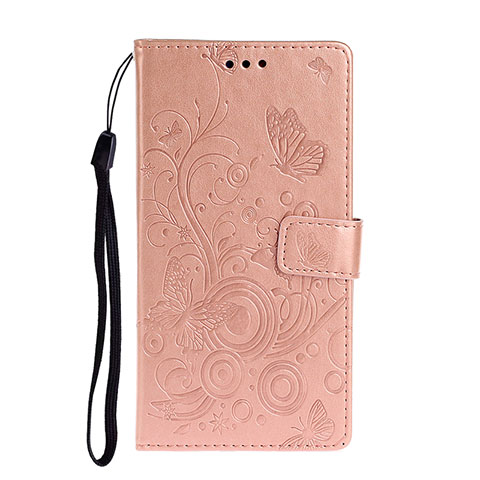 Funda de Cuero Cartera con Soporte Carcasa T09 para Huawei P40 Pro Oro Rosa