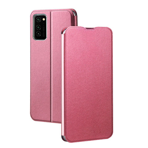 Funda de Cuero Cartera con Soporte Carcasa T10 para Huawei Honor V30 5G Rosa