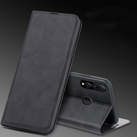 Funda de Cuero Cartera con Soporte Carcasa T11 para Huawei Honor 10i Negro