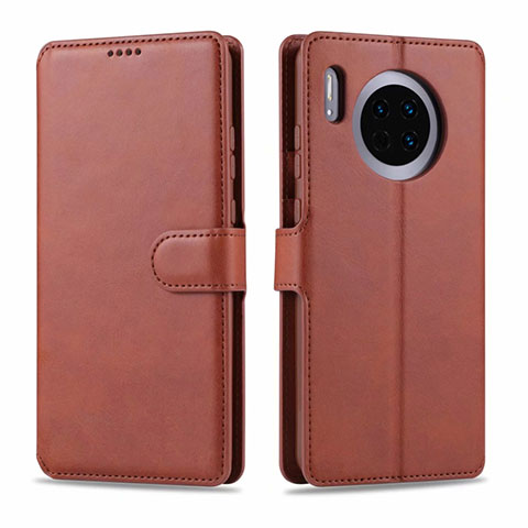 Funda de Cuero Cartera con Soporte Carcasa T11 para Huawei Mate 30 Pro 5G Marron