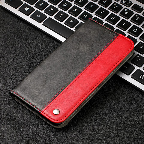 Funda de Cuero Cartera con Soporte Carcasa T11 para Huawei P20 Pro Rojo