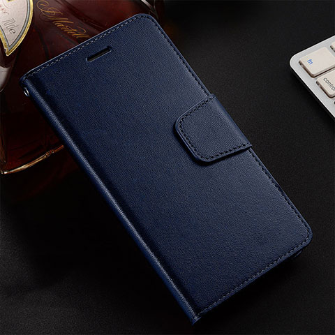 Funda de Cuero Cartera con Soporte Carcasa T12 para Huawei Honor 20i Azul