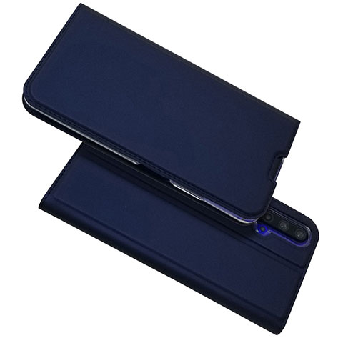 Funda de Cuero Cartera con Soporte Carcasa T12 para Huawei Honor 20S Azul