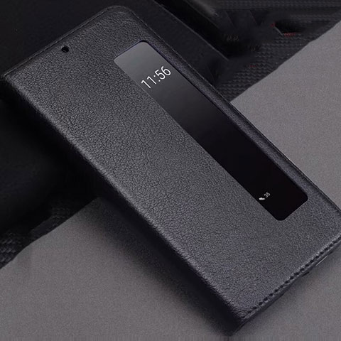 Funda de Cuero Cartera con Soporte Carcasa T12 para Huawei P20 Pro Negro