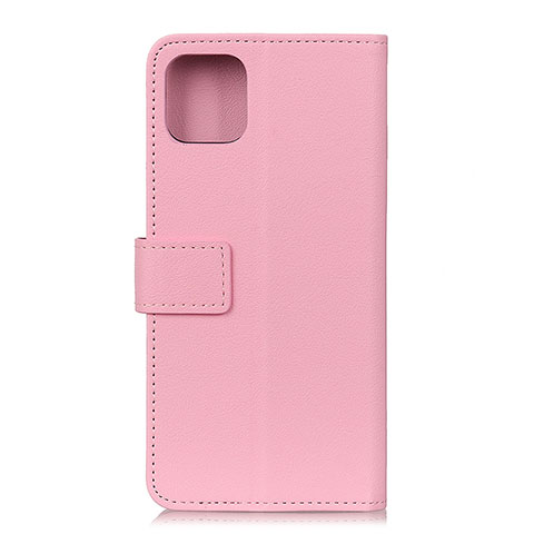 Funda de Cuero Cartera con Soporte Carcasa T12 para Xiaomi Mi 11 5G Rosa