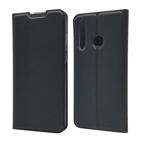 Funda de Cuero Cartera con Soporte Carcasa T15 para Huawei Honor 10i Negro