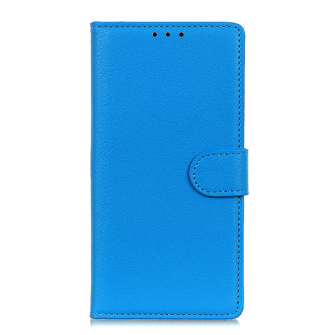 Funda de Cuero Cartera con Soporte Carcasa T16 para Samsung Galaxy Note 20 5G Azul Cielo