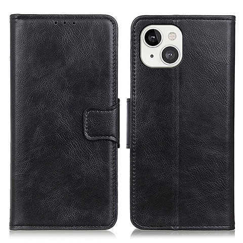 Funda de Cuero Cartera con Soporte Carcasa T17 para Apple iPhone 14 Negro