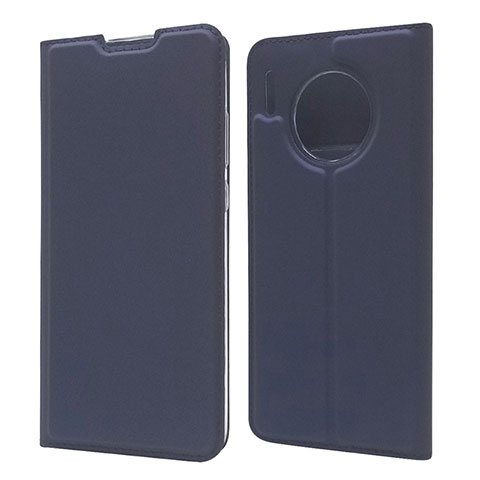 Funda de Cuero Cartera con Soporte Carcasa T17 para Huawei Mate 30E Pro 5G Azul