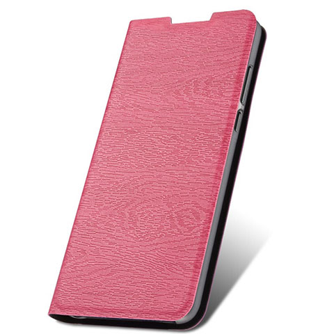 Funda de Cuero Cartera con Soporte Carcasa T17 para Xiaomi Redmi Note 8 (2021) Rojo