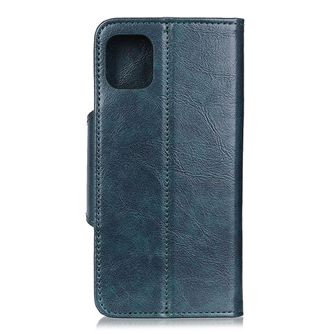 Funda de Cuero Cartera con Soporte Carcasa T18 para Xiaomi Mi 11 5G Azul