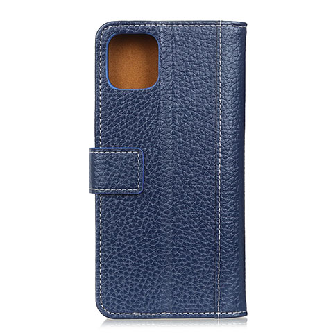 Funda de Cuero Cartera con Soporte Carcasa T19 para Xiaomi Mi 11 5G Azul