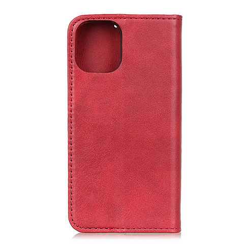 Funda de Cuero Cartera con Soporte Carcasa T24 para Xiaomi Mi 11 Lite 5G NE Rojo