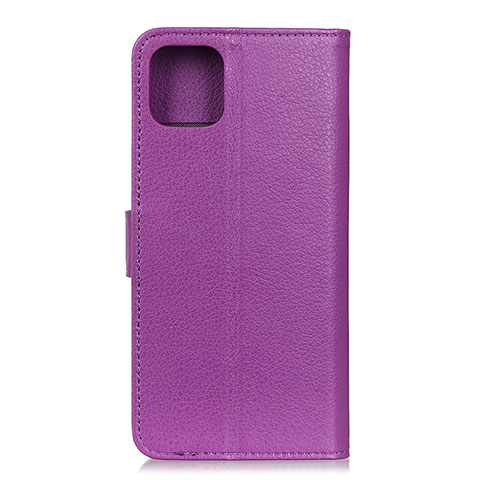 Funda de Cuero Cartera con Soporte Carcasa T25 para Xiaomi Mi 11 Lite 4G Morado