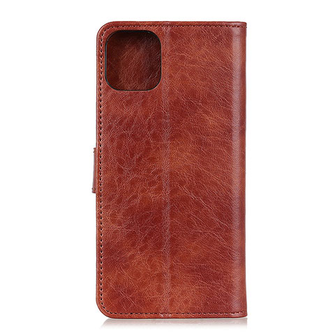 Funda de Cuero Cartera con Soporte Carcasa T26 para Xiaomi Mi 11 Lite 5G NE Marron