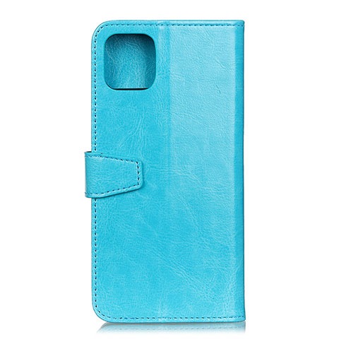 Funda de Cuero Cartera con Soporte Carcasa T28 para Xiaomi Mi 11 5G Azul Cielo