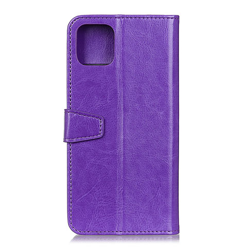 Funda de Cuero Cartera con Soporte Carcasa T28 para Xiaomi Mi 11 Lite 5G NE Morado