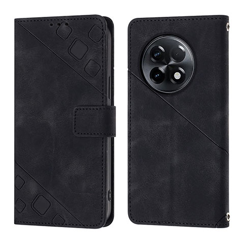 Funda de Cuero Cartera con Soporte Carcasa Y01B para OnePlus 11R 5G Negro