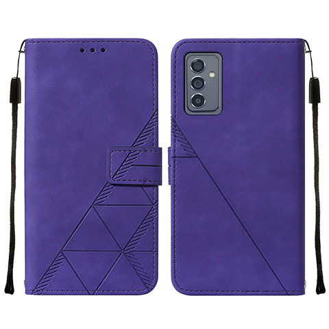 Funda de Cuero Cartera con Soporte Carcasa Y01B para Samsung Galaxy A15 LTE Morado