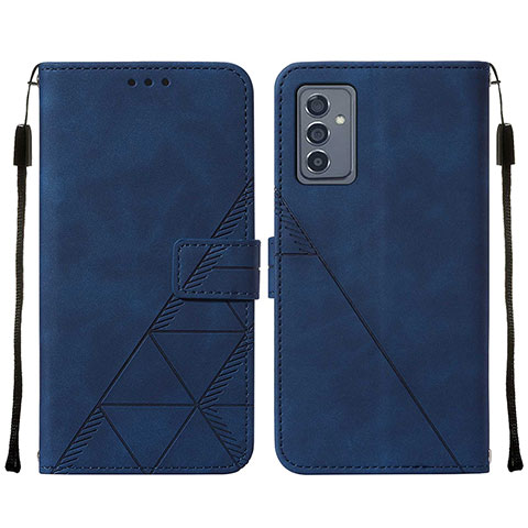 Funda de Cuero Cartera con Soporte Carcasa Y01B para Samsung Galaxy A24 4G Azul