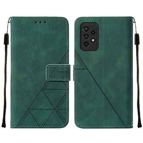 Funda de Cuero Cartera con Soporte Carcasa Y01B para Samsung Galaxy A33 5G Verde