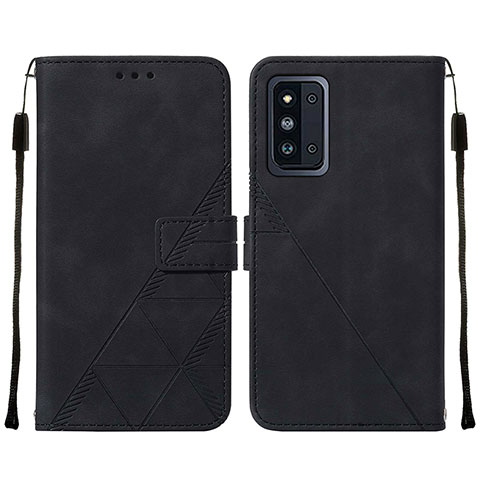 Funda de Cuero Cartera con Soporte Carcasa Y01B para Samsung Galaxy F52 5G Negro