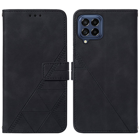 Funda de Cuero Cartera con Soporte Carcasa Y01B para Samsung Galaxy M33 5G Negro