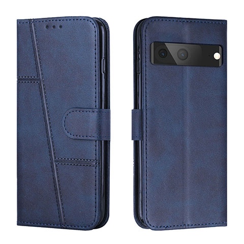 Funda de Cuero Cartera con Soporte Carcasa Y01X para Google Pixel 7 5G Azul