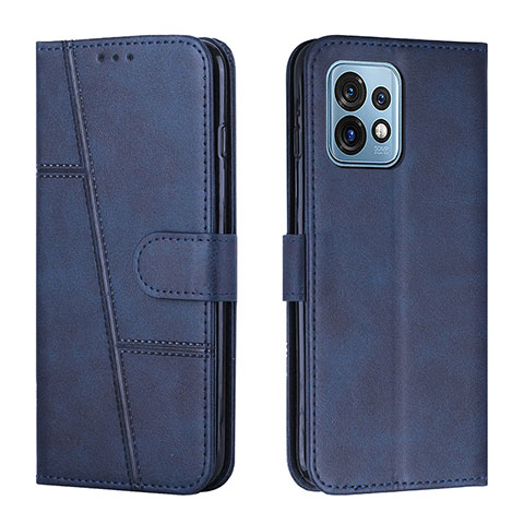 Funda de Cuero Cartera con Soporte Carcasa Y01X para Motorola Moto Edge 40 Pro 5G Azul