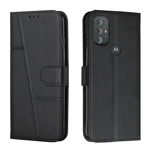 Funda de Cuero Cartera con Soporte Carcasa Y01X para Motorola Moto G Play (2023) Negro