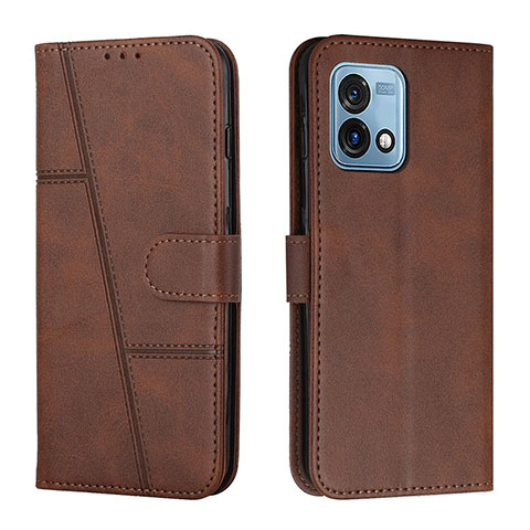 Funda de Cuero Cartera con Soporte Carcasa Y01X para Motorola Moto G Stylus (2023) 4G Marron