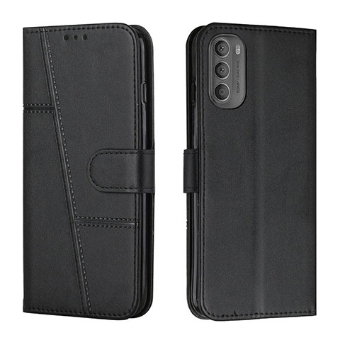 Funda de Cuero Cartera con Soporte Carcasa Y01X para Motorola Moto G31 Negro